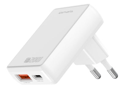 4SMARTS 546020 Charger Dispositivo Mobile Phone Universal White Power Alterna Charging Fast Indoor — image 1