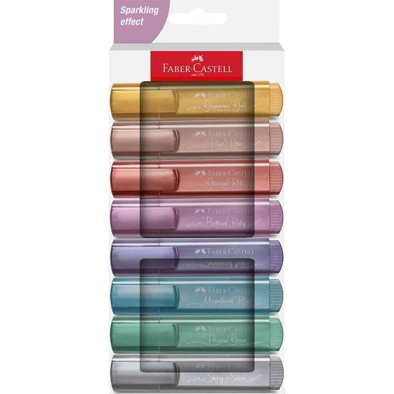 Faber-castell Textliner 46 Metallic Marcador 8 Pieces Metallic Multicolour
