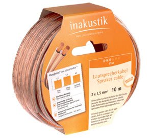Inakustik 10M Star Speaker Cable Audio Transparent — image 1