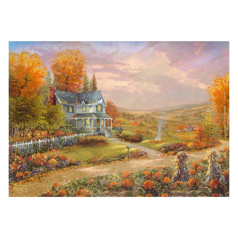 Schmidt Spiele Thomas Kinkade Studios: Otoñ Or Apple Hill, Rompecabezas 500 Pieces 58795
