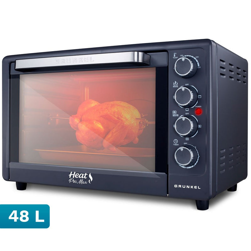 Grunkel Horno Desktop HR-48PROMAX 2200W Capacity 48L Black
