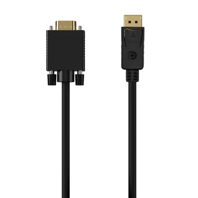 Aisens Cable DisplayPort a VGA - DP/M-VGA/M - 1M - Black — image 1