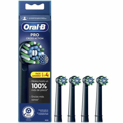 Replacement Head Brush Oral-b Pro Cross Action Pack 4 Units — image 1