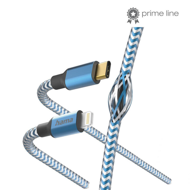 Cable Charging 1,5M USB-C Lightning Blue