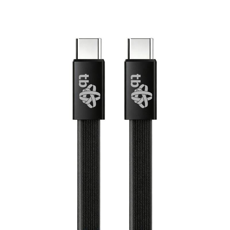 USB Cable C - USB C 1M Flat Black