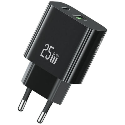 Charger Network 25W 1x USB-C 1x USB-A Fast Charging Black — image 1