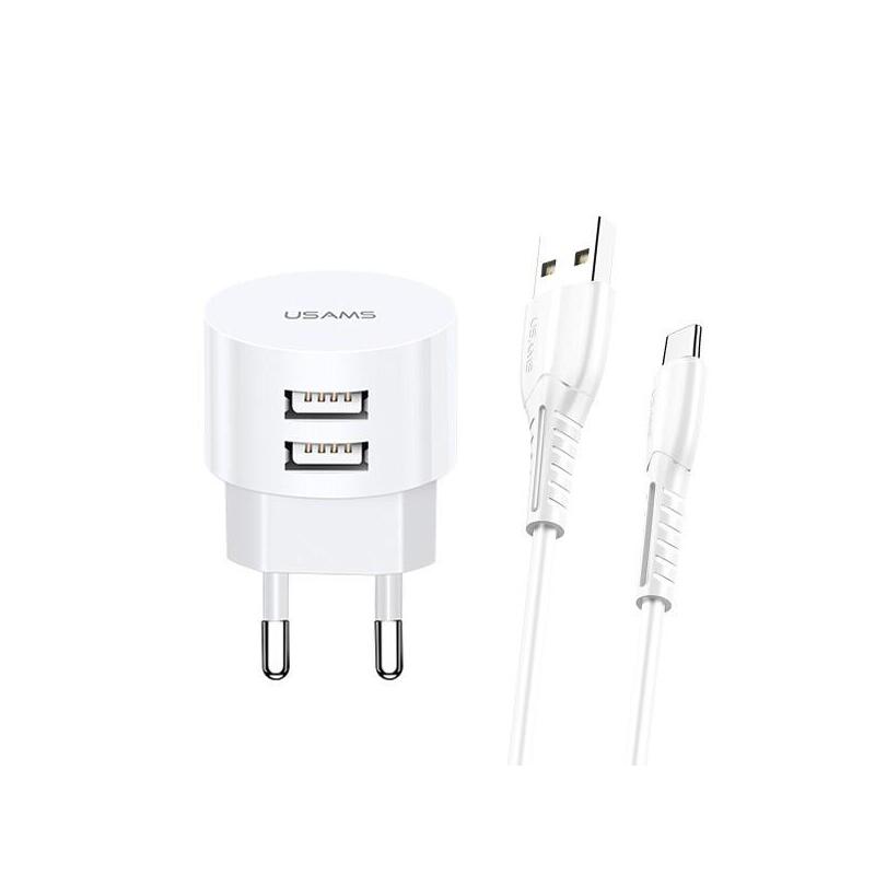 Charger Network T20 2x USB 2,1A Microusb