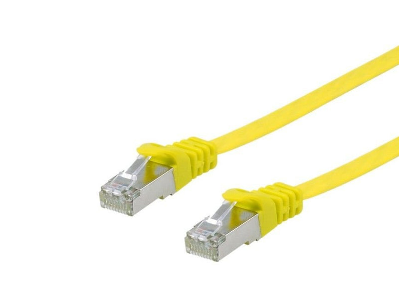 Equip Network Cable CAT.6A U / FTP 2x RJ45 10.00M Yellow Lszh