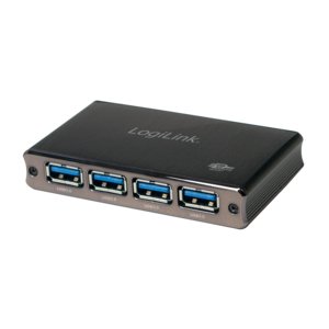 Logilink Hub UA0282 Interfaz USB 3.2 Gen 1 (3.1 Gen 1) Micro-b 5000 Mbit/S Black