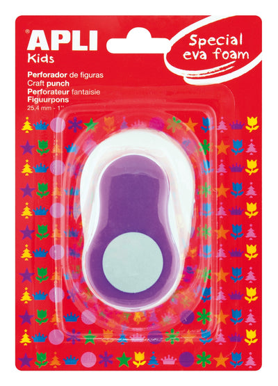 Apli Perforadora Paper And Rubber Eva Forma Circulo - Size Figure 25.4MM - Perfora Paper Carton, Cartulina And — image 1