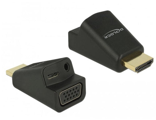 Delock Adapter Hdmi-a Male VGA Female With Audio — image 1