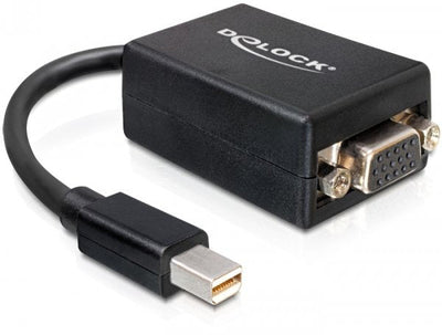 Delock Adapter Mini DisplayPort 1.2 Male VGA Female Black — image 1