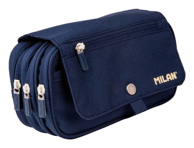 Milan Portatodo 4 Cremalleras With Solapa 1918 Blue — image 1