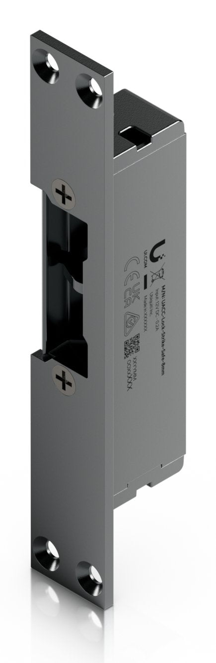 Ubiquiti UACC-LOCK-STRIKE-SAFE-8MM Lock El&eacute Ctrica Cerradero Fail-safe With Stand Depth Slot C