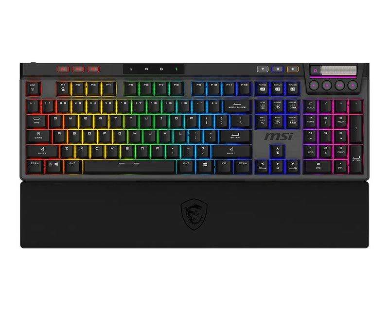 Msi Strike Pro Silent W Gaming Keyboard, Wireless