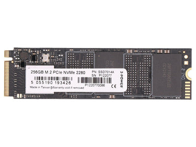 2-POWER SSD 256GB M.2 PCIE NVMe 2280 SSD7014A — image 1