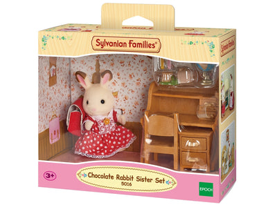 Epoch Sylvanian Families - Schokoladenhasen Schwester Desk Set 5016 — image 1