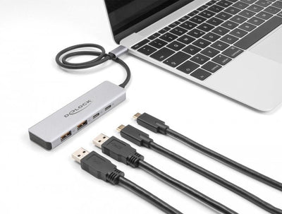 Delock USB 10Gbps USB Type-c Hub With 2 X USB Typ-a And 2 X USB Type-c — image 1