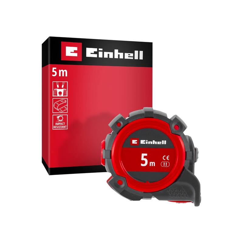 Tape Métrica Einhell 5 Meter Black/Red 370550