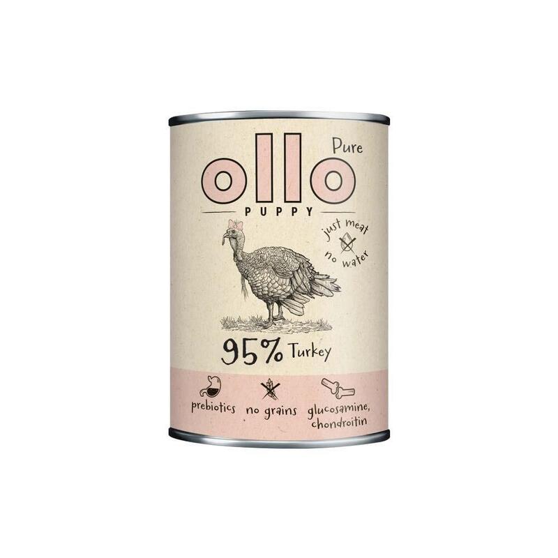Ollo Comida Húmeda Perros Puppy Pure Pavo 400G