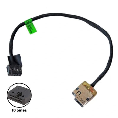 Connector DC Jack Laptop HP Envy 15-J 15T-J 713705-SD4 10PIN 19.5CM 10 Orificios — image 1