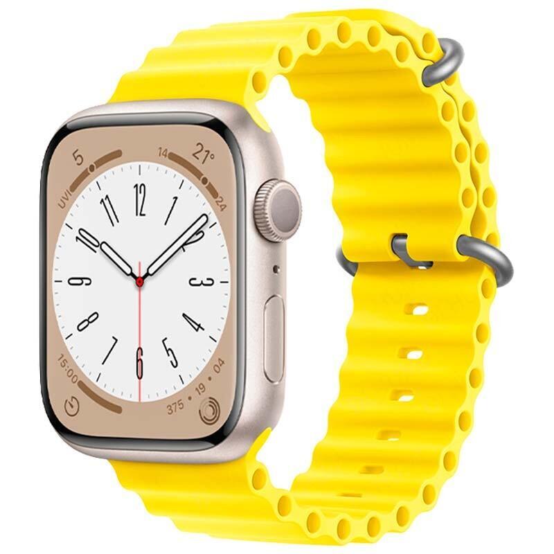 Strap Apple Watch 42/44/45/49MM Wave Yellow