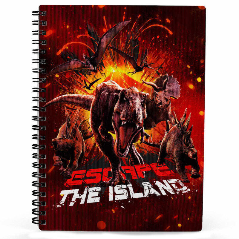 Notebook 3D Escape Jurassic World