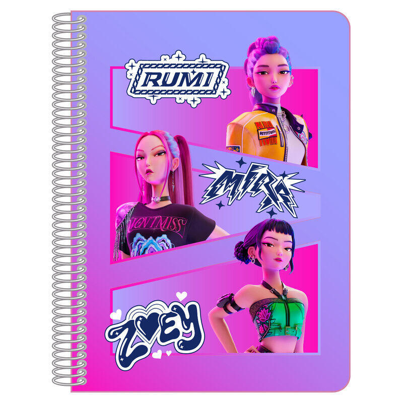 Notebook A5 Kpop Demon Hunters