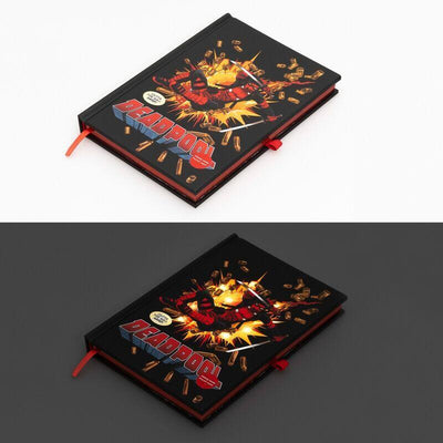 Notebook A5 Premium LED Deadpool Marvel — image 1