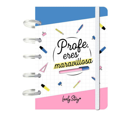 Notebook A6 - Profe Eres Maravillosa — image 1