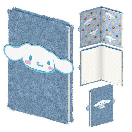 Notebook Plush Toy A5 Cinnamoroll Hello Kitty — image 1