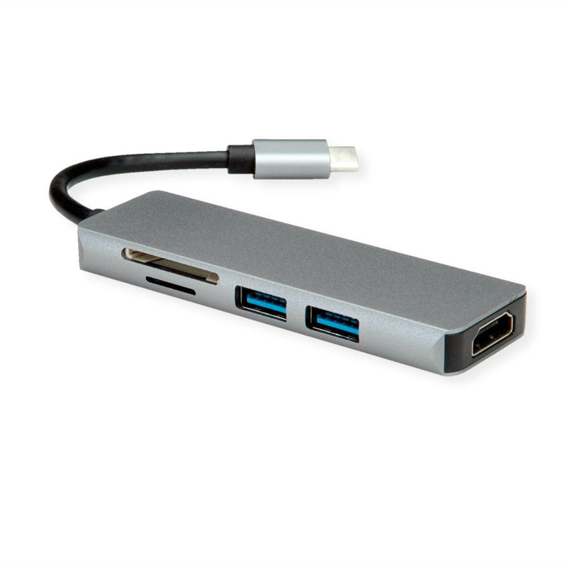 Estación Acoplamiento USB Type-c 4K HDMI 2x USB 3.2 GEN1 Type a SD microSD