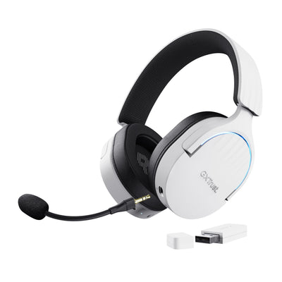 Trust Headphones Gaming Inalámbricos With Microphone Gaming Gxt 491 Fayzo Bluetooth Jack 3.5 White — image 1
