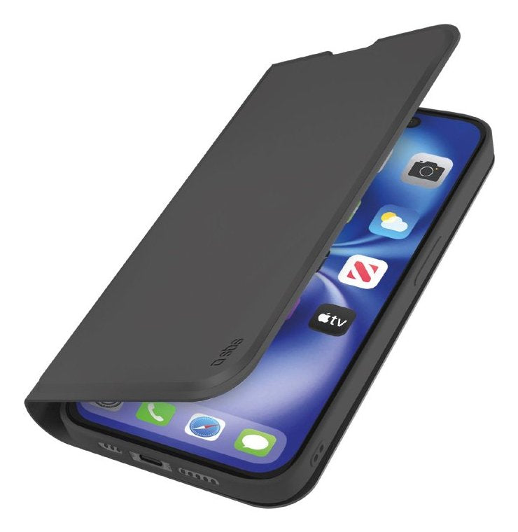 Sbs Wallet Case For Iphone 16E 15,5CM (6.1) Case Cartera Black