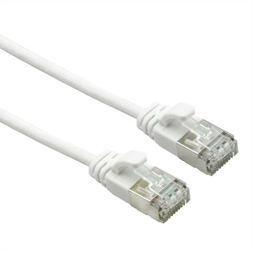 Roline U FTP Datacenter Network Cable CAT.6A (class Ea), Lsoh, Slim, White 1,5M — image 1