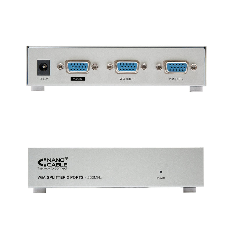 Nanocable Duplicador Svga 2 Monitores With Power