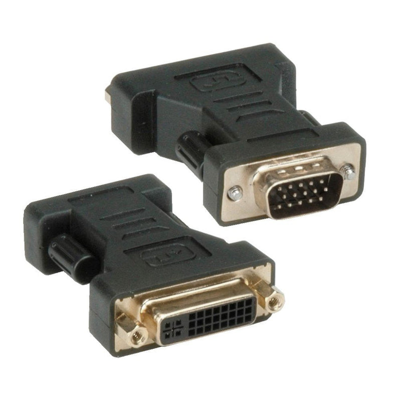 Techly Adapter DVI - VGA F/M DVI-i Grey