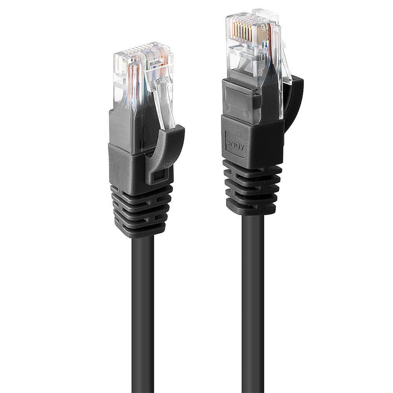 Lindy Network Cable CAT.6 U UTP Black 7.50M