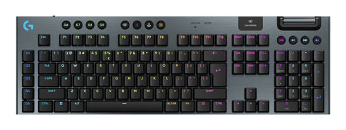 Logitech G G915 X Lightspeed Keyboard Set RF Wireless + Bluetooth QWERTY Internacional Ee.uu. Black — image 1