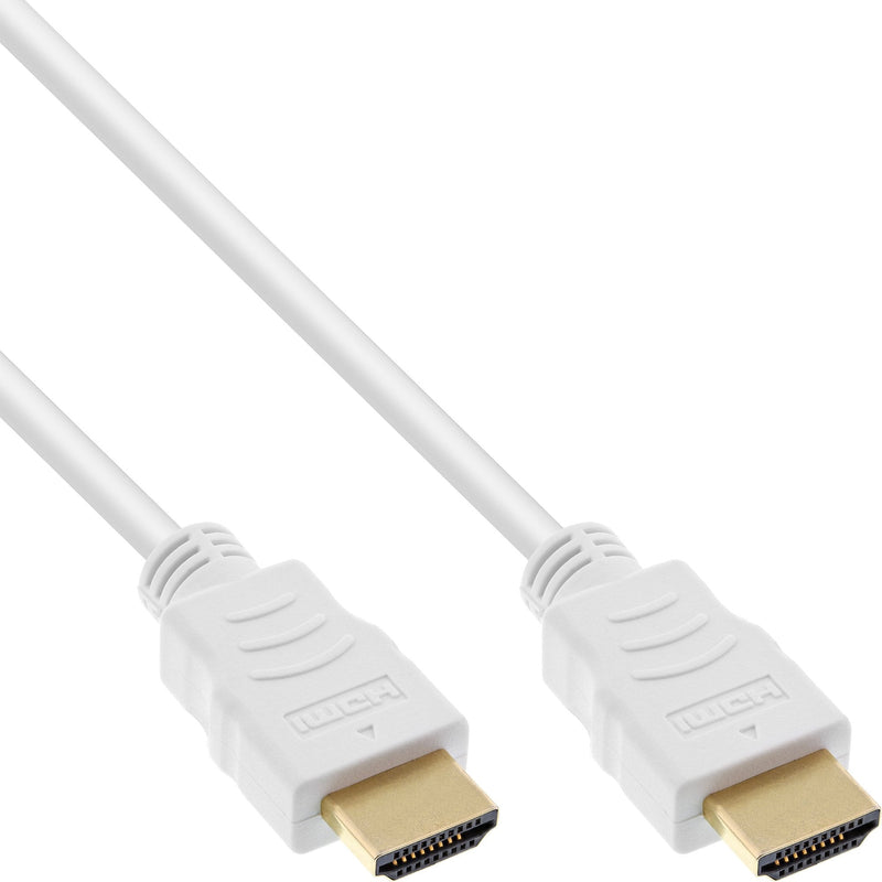 Inline HDMI Cable With Ethernet Male a Male White 1,5M