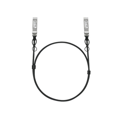 TP-Link Cable Omada SM6220-1M Fibre Optic And Infiniband SFP28 Black Silver — image 1