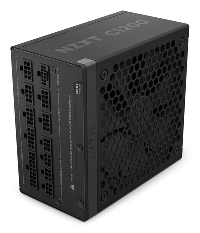 Nzxt Power Supply C1200 Gold ATX 3.1 PC Black 1X Connector Graphics Card 16 Pines, 6X Pcie, Gestión — image 1