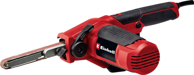 Einhell File Band Tc-bf 500 e, File Eléctrica Rojo/Negro 500W, Incl. Set de Bandas Abrasivas 6 Piezas 4461020
