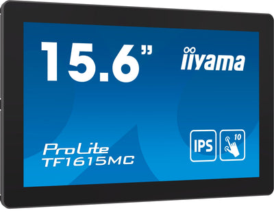 Iiyama Monitor 39.5CM 15 6 TF1615MC-B1 16:9M-TOUCH VGA + HDMI + DP Retail — image 1