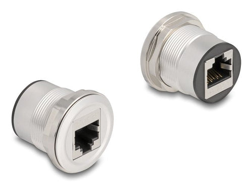 RJ45 Connector Female Recessed Empalme CAT.6 STP Aluminium — image 1