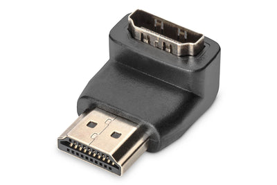 Adapter HDMI Male a HDMI Female Acodado Black — image 1