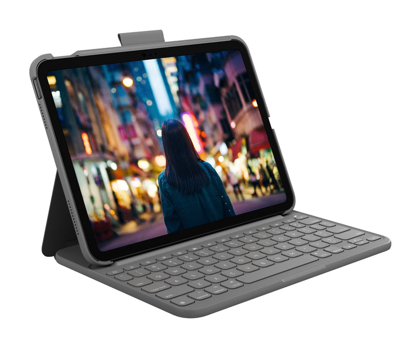 Logitech 920-011413 Keyboard Mobile Phone QWERTY Internacional Ee.uu. Bluetooth Grey