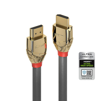 Lindy HDMI Cable Ultra High Speed 2M, Gold Line — image 1
