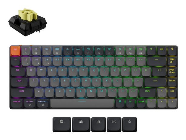 Keychron Keyboard Wrl K3 RGB/Black K3X-B4