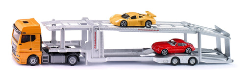 Siku Super Man Camión Portacoches, Model Vehículo Yellow/Silver 10394400000 — image 1